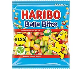 HARIBO Balla Bites 140g £1.25